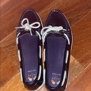 Cole Haan navy blue Boat shoes - NWOT